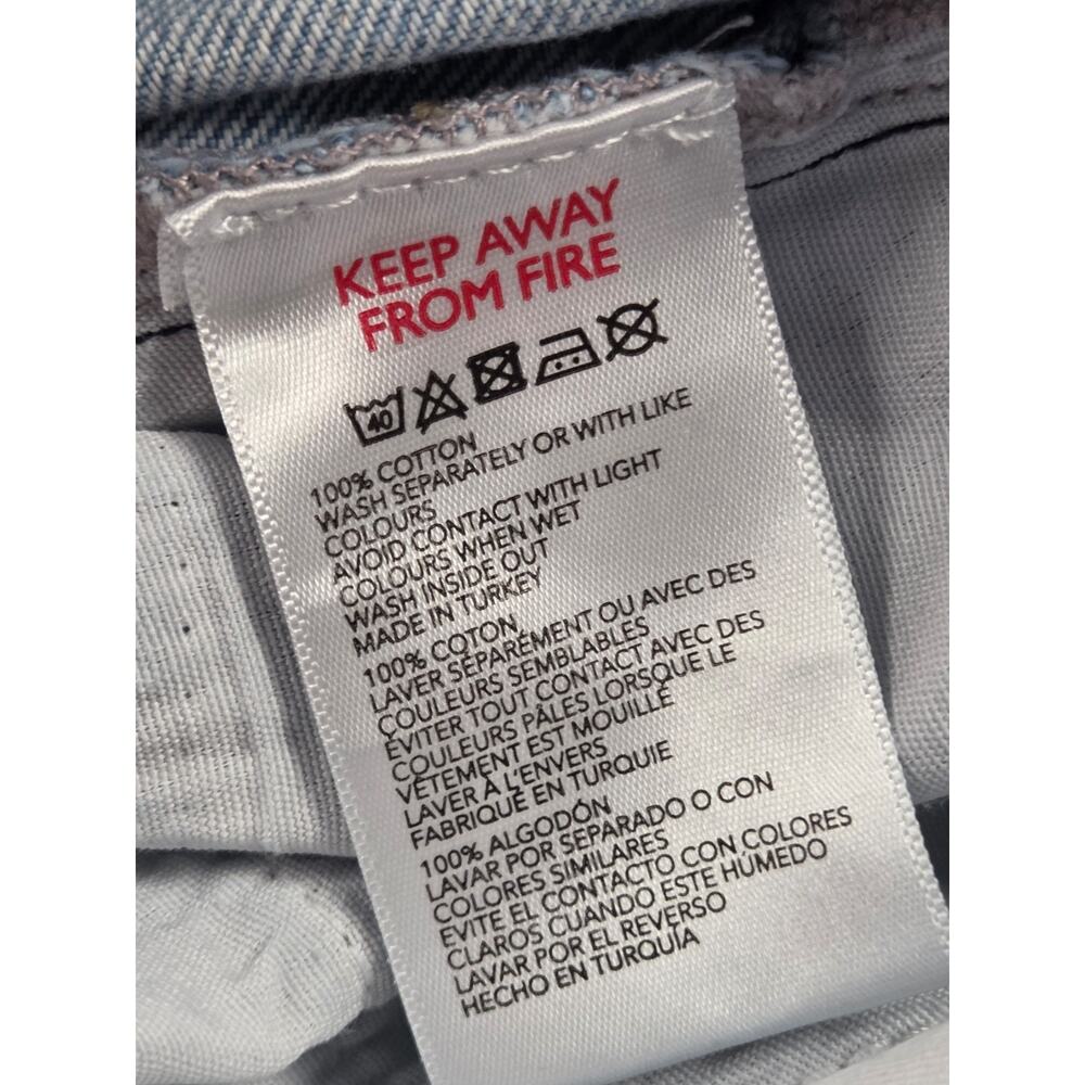 BDG Urban Outfitters Patchwork Wide Leg Puddle Jeans Skater 26" Waist - Picture 6 of 8